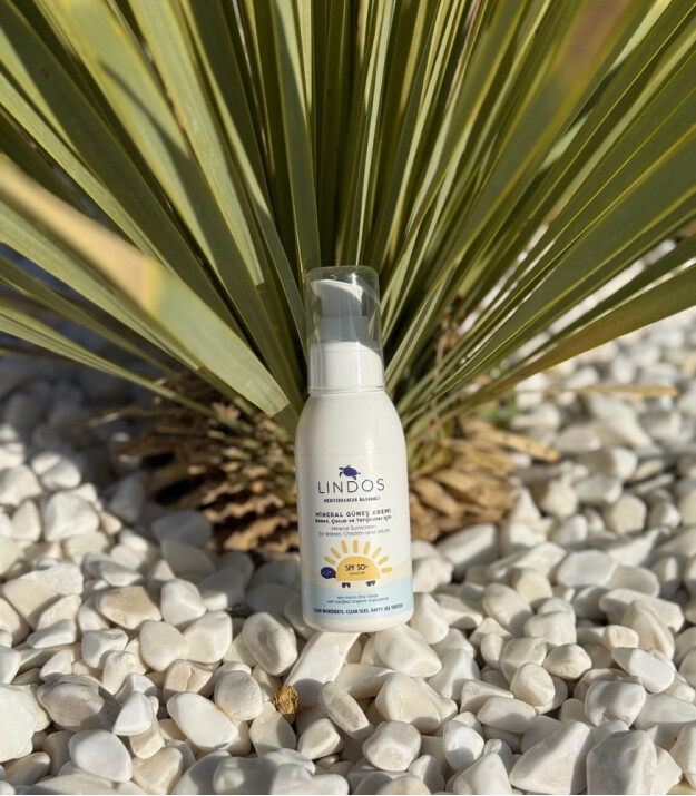 Lindos %100 Doğal Mineral Güneş Kremi (50 SPF)