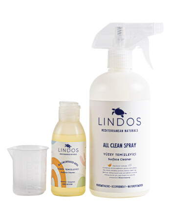 Lindos Konsantre Yüzey Temizleyici Set (100 ml) // Portakal & Bergamot