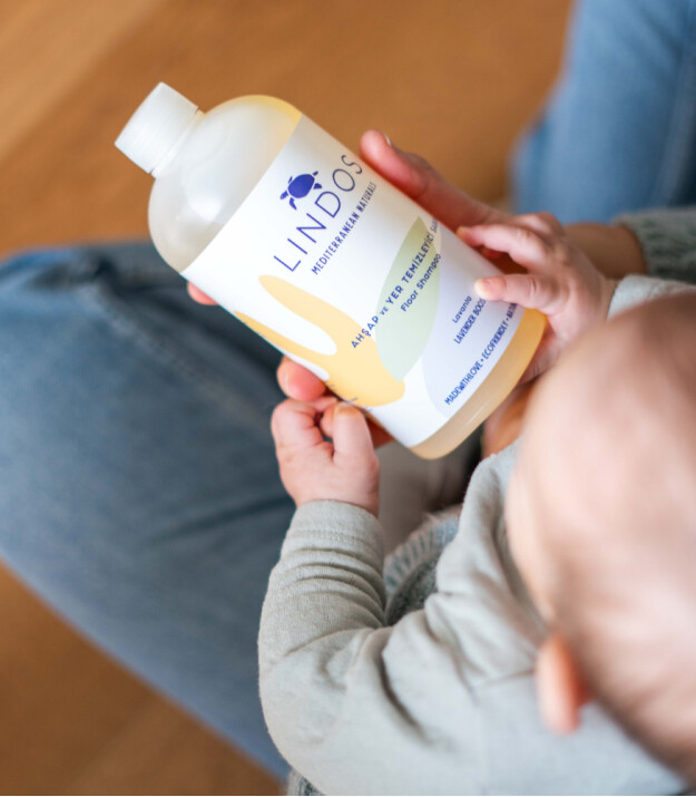 Lindos Ahşap ve Yer Temizleyici Sabun (600 ml) // Lavanta