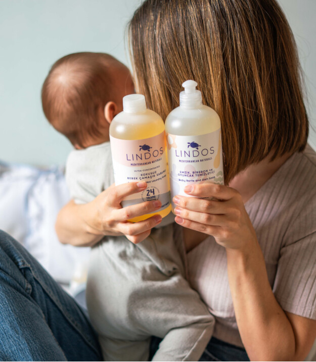 Lindos Çamaşır Makinesi Sabunu REFILL (1200 ml) // Kokusuz Bebek