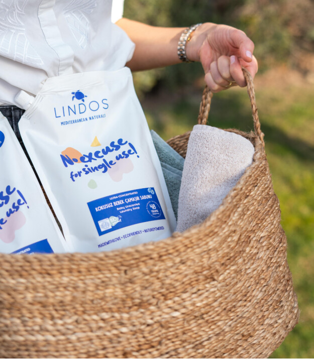 Lindos Çamaşır Makinesi Sabunu REFILL (1200 ml) // Gül & Itır