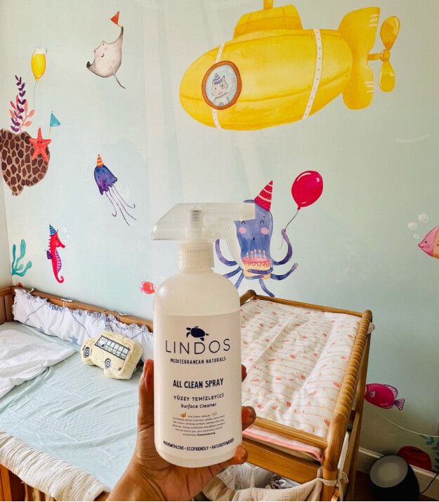 Lindos Konsantre Yüzey Temizleyici Sıvı (600 ml) // Portakal