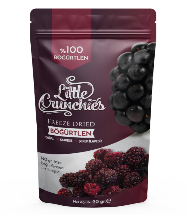 Little Crunchies Freeze Dried Atıştırmalık // Böğürtlen