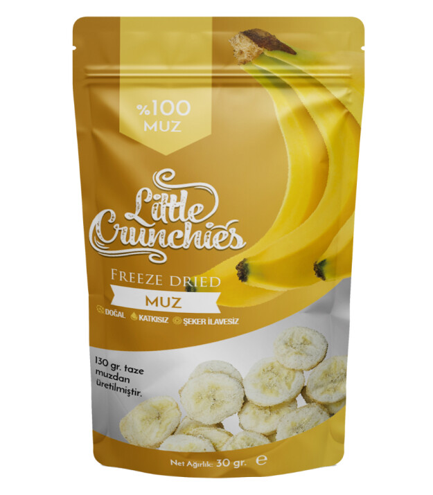 Little Crunchies Freeze Dried Atıştırmalık // Muz