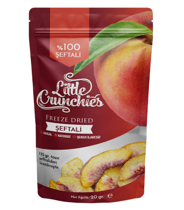 Little Crunchies Freeze Dried Atıştırmalık // Şeftali