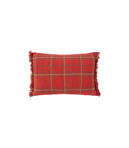 Lorena Canals Çocuk Odası Yastığı, Tartan Mapple Red