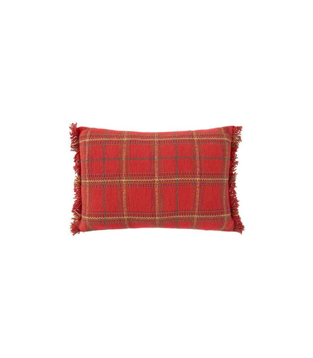 Lorena Canals Çocuk Odası Yastığı, Tartan Mapple Red