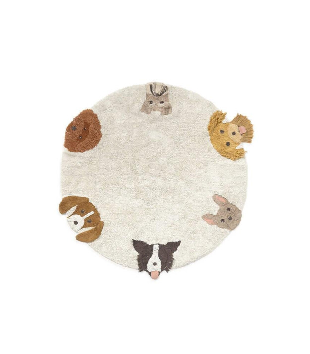 Lorena Canals Çocuk Odası Halısı, Dogs