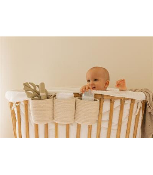 Lorena Canals Bobby Asılabilir Sepet // Vanilya