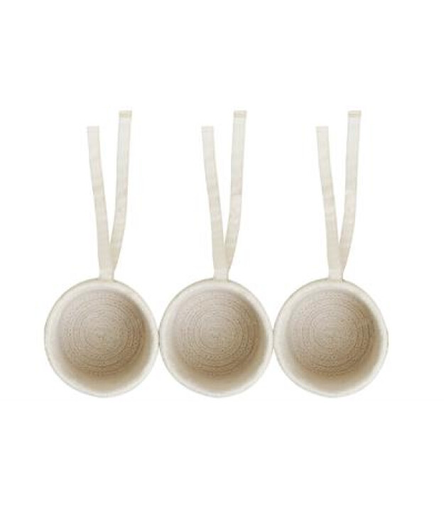 Lorena Canals Bobby Asılabilir Sepet // Vanilya