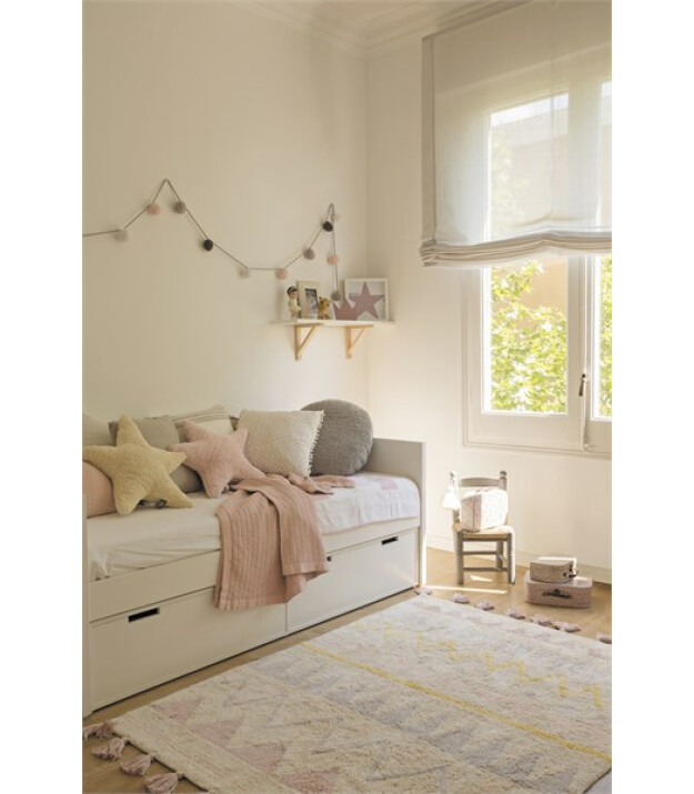 Lorena Canals Azteca Halı // Natural Vintage Nude (140x200cm)