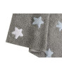 Lorena Canals STARS Tricolor Halı Gri/ Mavi-Beyaz-Sarı