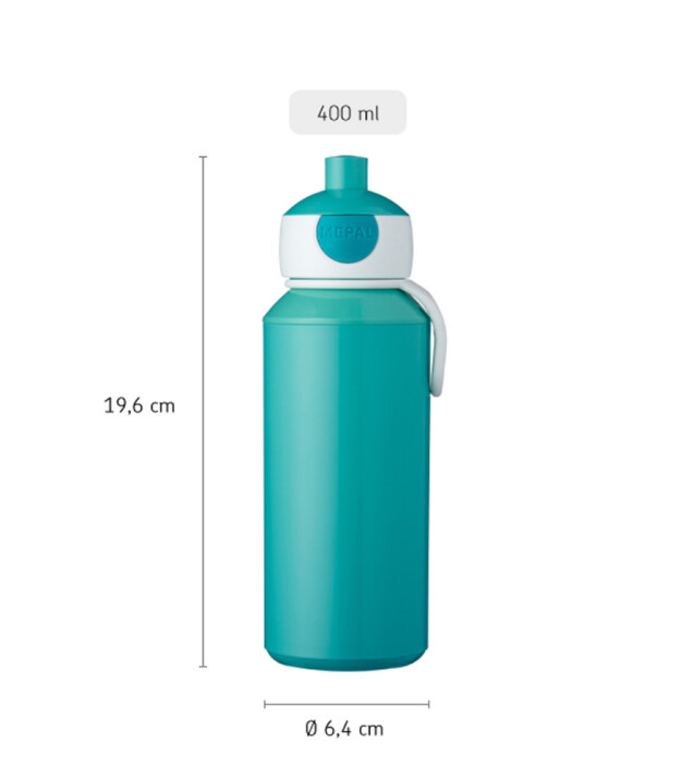 Mepal Pop-Up Campus Drinking Bottle (400 ml) // Pink