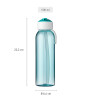 Mepal Flip-Up Campus Water Bottle (500 ml) // Blue