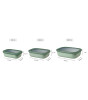 Mepal Set Cirqula Rectangular (500+1000+2000 ml) // Nordic Sage