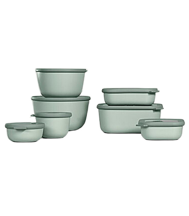 Mepal Set Cirqula Rectangular (500+1000+2000 ml) // Nordic Sage