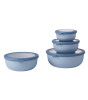 Mepal Set Cirqula Round (350+750+1250+2250 ml) // Nordic Blue