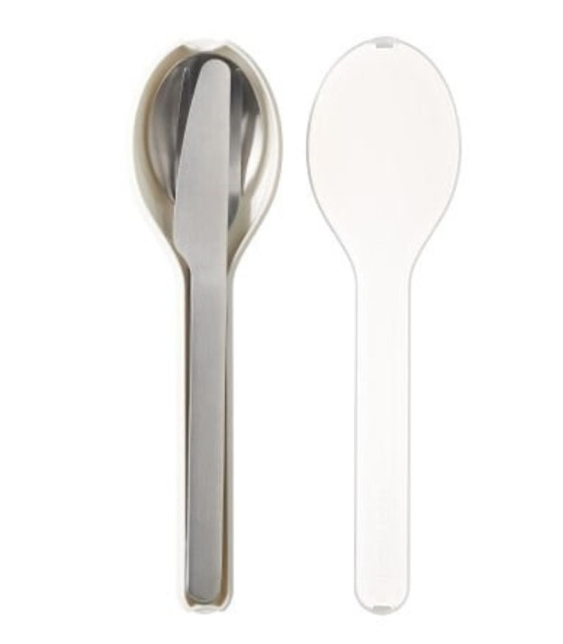 Mepal Ellipse Set Cutlery // White