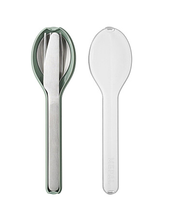 Mepal Ellipse Set Cutlery // Nordic Sage