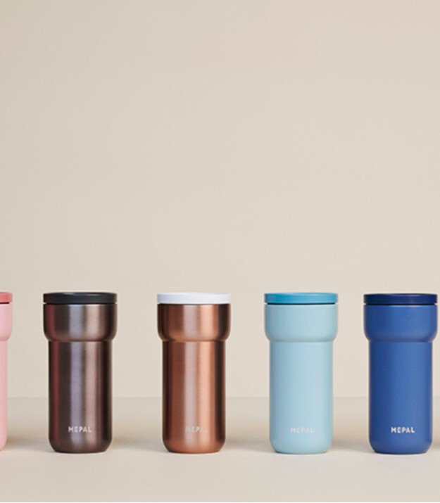 Mepal Insulated Ellipse Mug (475 ml) // Natural Brushed