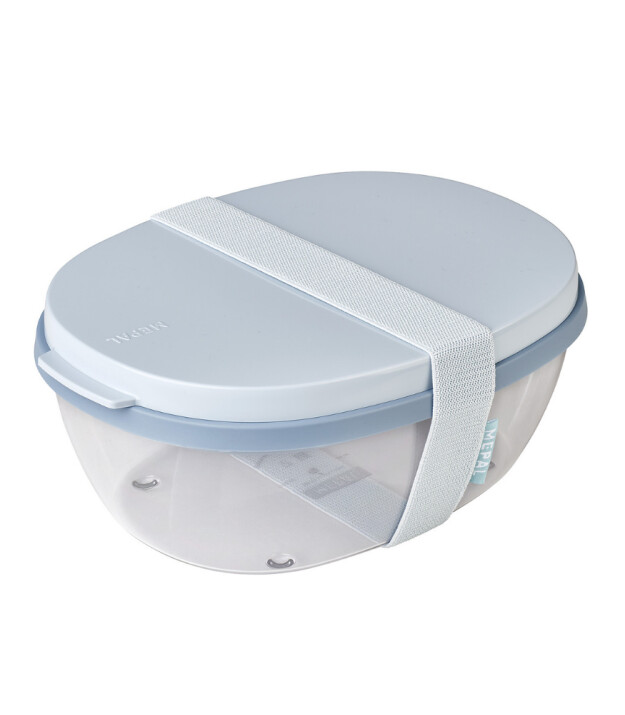Mepal Ellipse Salad Box // Nordic Blue