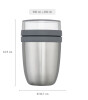 Mepal Ellipse Lunch Pot // Nordic Black
