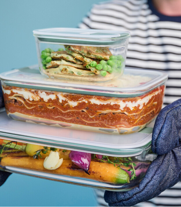 Mepal Easyclip Food Storage Box (1000 ml) // Nordic White