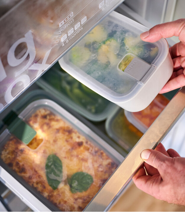 Mepal Easyclip Food Storage Box (1000 ml) // Nordic White