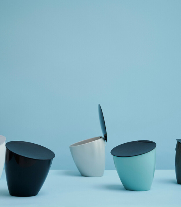 Mepal Waste Bin Calypso // Nordic Blue