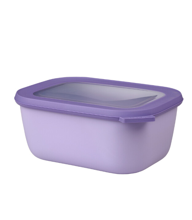 Mepal Cirqula Rectangular Multi Bowl (1500 ml) // Vivid Lilac
