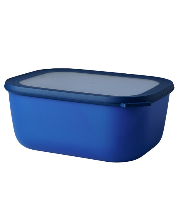 Mepal Cirqula Rectangular Multi Bowl (3000 ml) // Vivid Blue