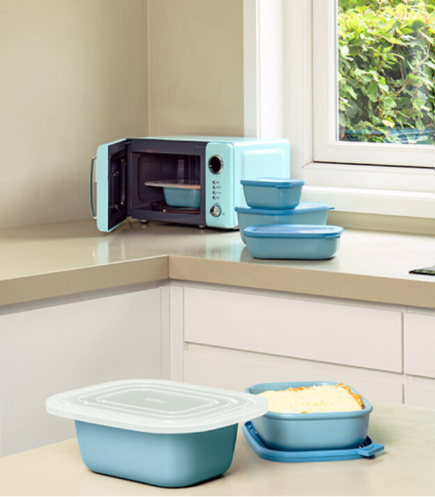 Mepal Cirqula Rectangular Multi Bowl (1500 ml) // Vivid Green