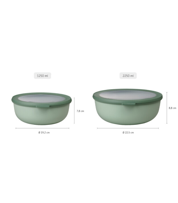 Mepal Cirqula Round Multi Bowl (500 ml) // Nordic White