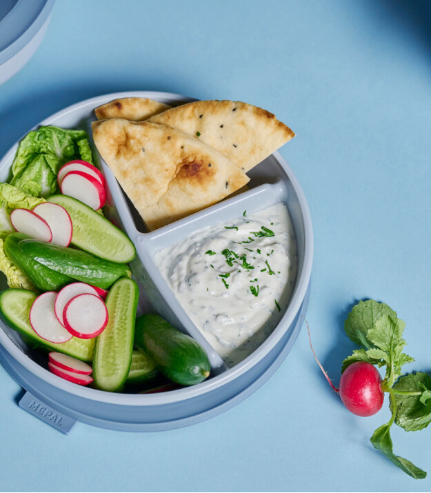 Mepal Cirqula Bento Bowl (250+250+500 ml) // Nordic Blue