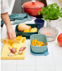 Mepal Cirqula Rectangular Multi Bowl (1500 ml) // Vivid Green