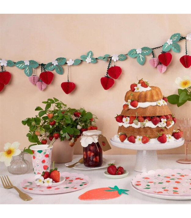 Meri Meri Parti Tabak (M) // Kiraz