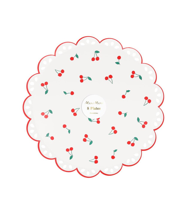 Meri Meri Parti Tabak (M) // Kiraz