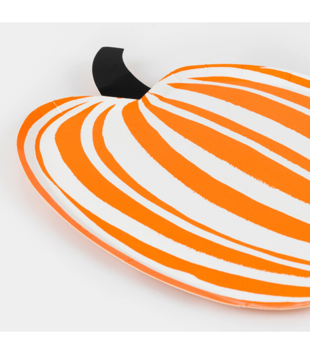 Meri Meri Parti Tabak // Çizgili Balkabağı