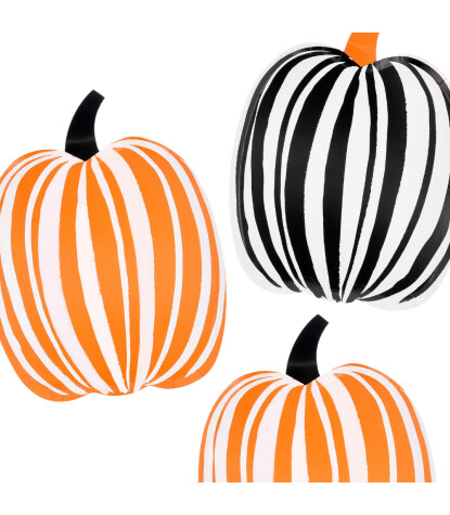 Meri Meri Parti Tabak // Çizgili Balkabağı