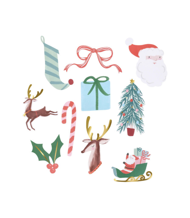 Meri Meri Sticker Çıkartma // Yeni Yıl