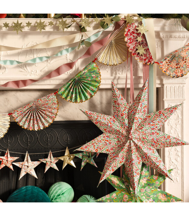 Meri Meri Asılan Süs // Liberty Edition - Yelpaze Garland