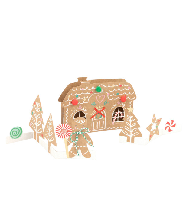 Meri Meri Tebrik Kartı // Gingerbread