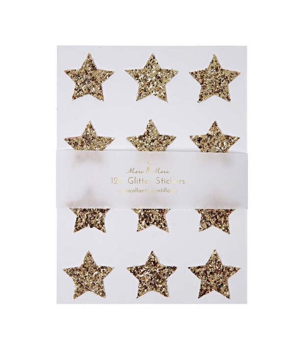 Meri Meri Sticker Çıkartma // Altın Parıltılı Yıldız