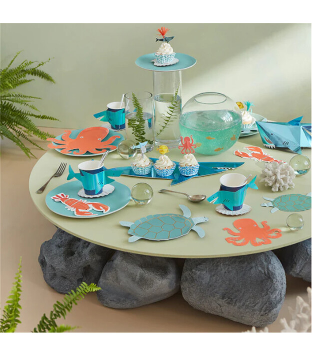 Meri Meri Cupcake Kit // Ahtapot & Köpekbalığı