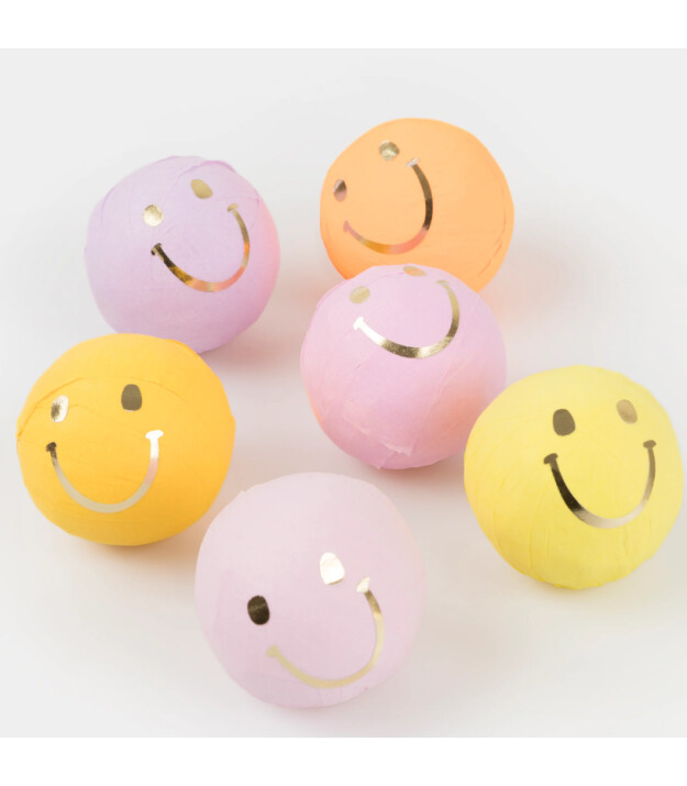 Meri Meri Parti S&uuml;rpriz Toplar // Happy Face