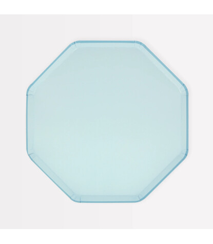 Meri Meri Parti Tabak (M) // Summer Sky Blue