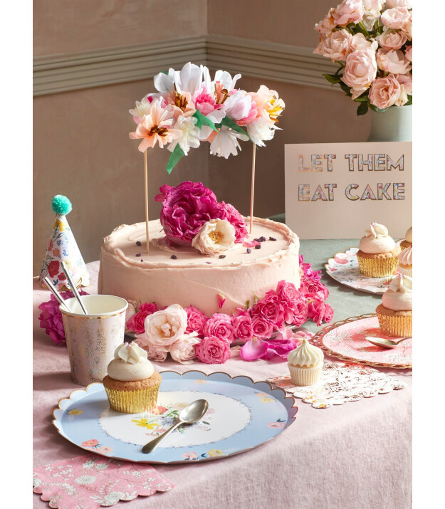 Meri Meri Parti Pasta Süs // Çiçekli