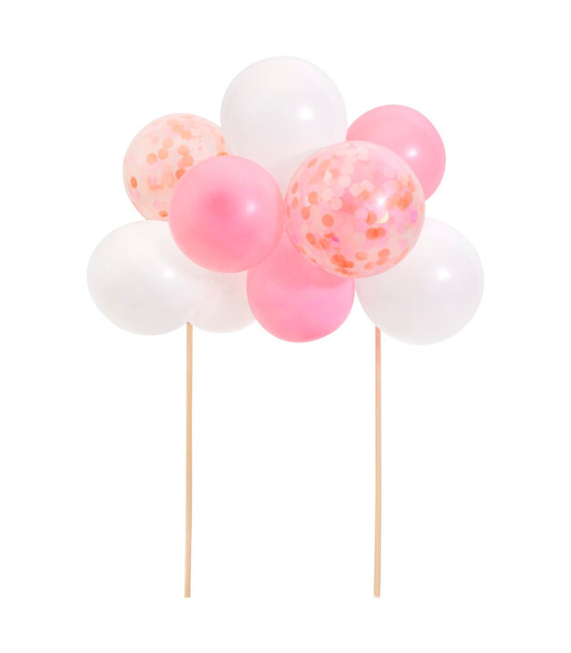 Meri Meri Parti Pasta Süs // Pembe Balonlar