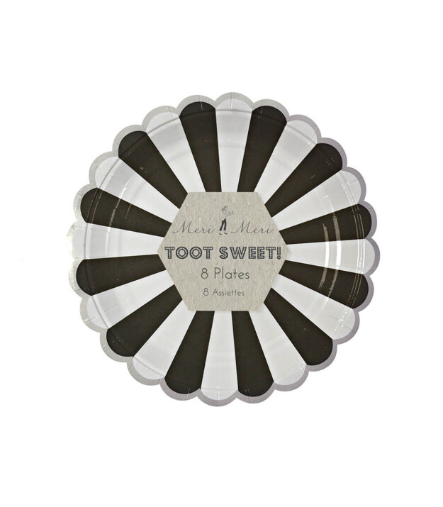 Meri Meri Parti Tabak (S) // Siyah