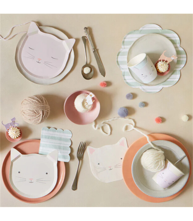 Meri Meri Parti Tabak // Kedi